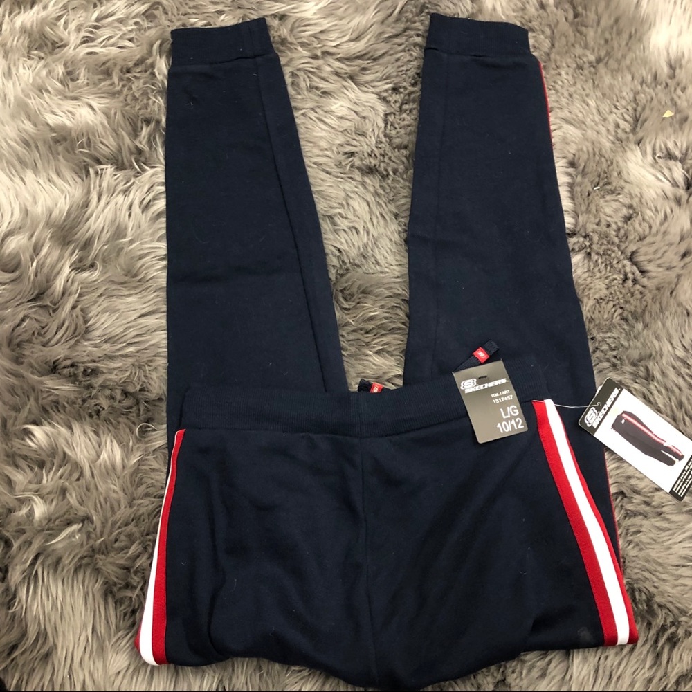 Skechers | Kid’s Navy Jogger Pants | Size L - Picture 3 of 3